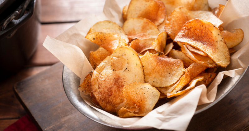 chips de batata doce