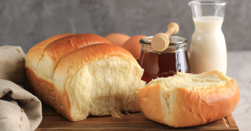 receita de pão de leite