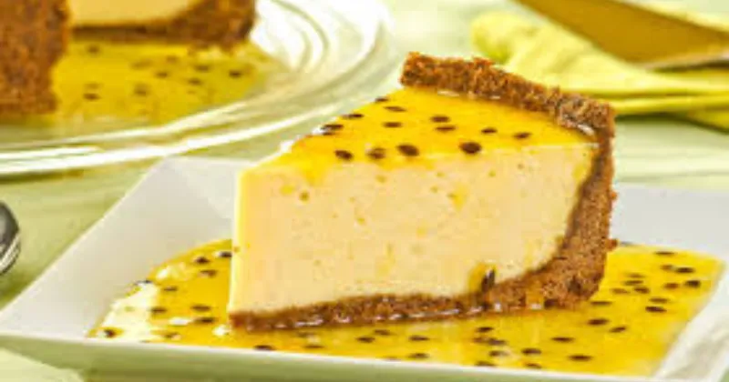 Torta de Maracujá com Chocolate