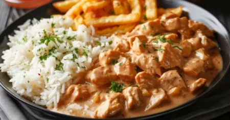 Receita de Strogonoff de Frango Cremoso e Saboroso